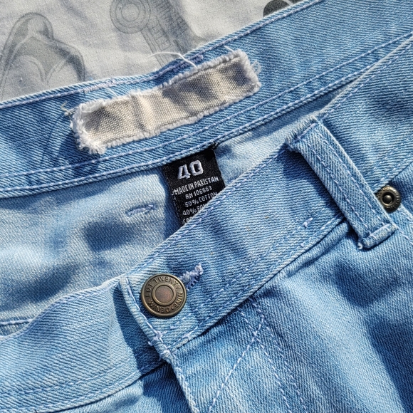 Vintage Lot 29 Denim Shorts Jorts 40W - Picture 4 of 5